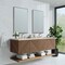 James Martin Vanities Marcello 72in Double Vanity, Chestnut w/ 3 CM Eternal Marfil Top D200-V72-CSN-3EMR - alternate 6
